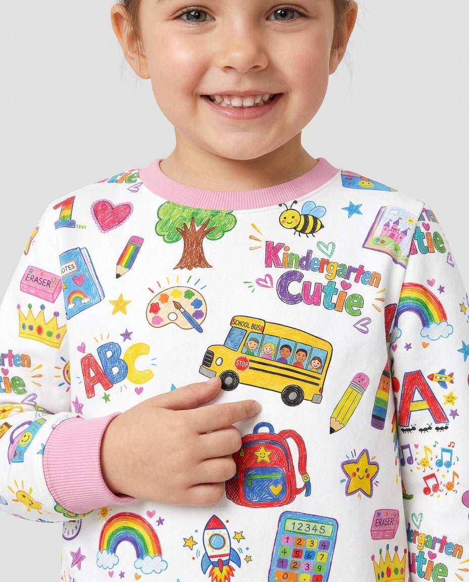Kindergarten Cutie Bamboo Crewneck Sweatshirt