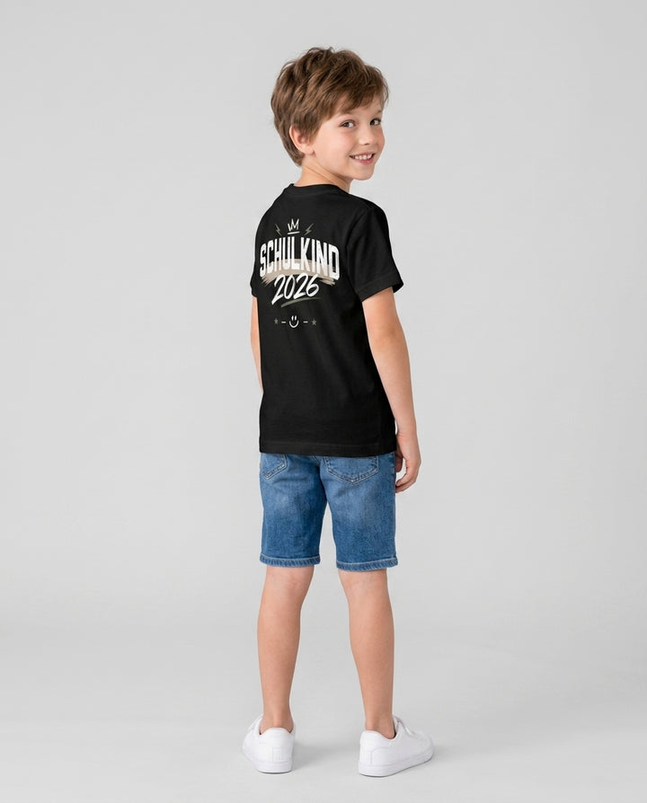 Custom Name First Day of School 2026 Bamboo Crewneck T-Shirt