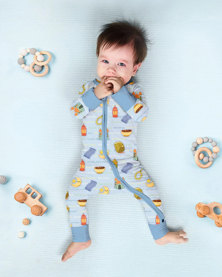 Gerippte Babykleidung mit individuellem Foto - Weich &amp; Skizzenhaft