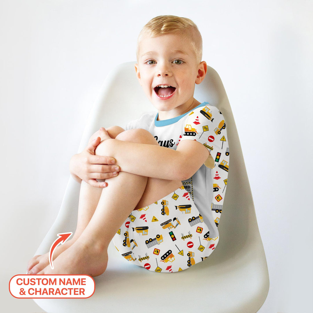 Zweiteiliges Pyjama-Set mit kurzen Ärmeln und Shorts im Sommer-Design