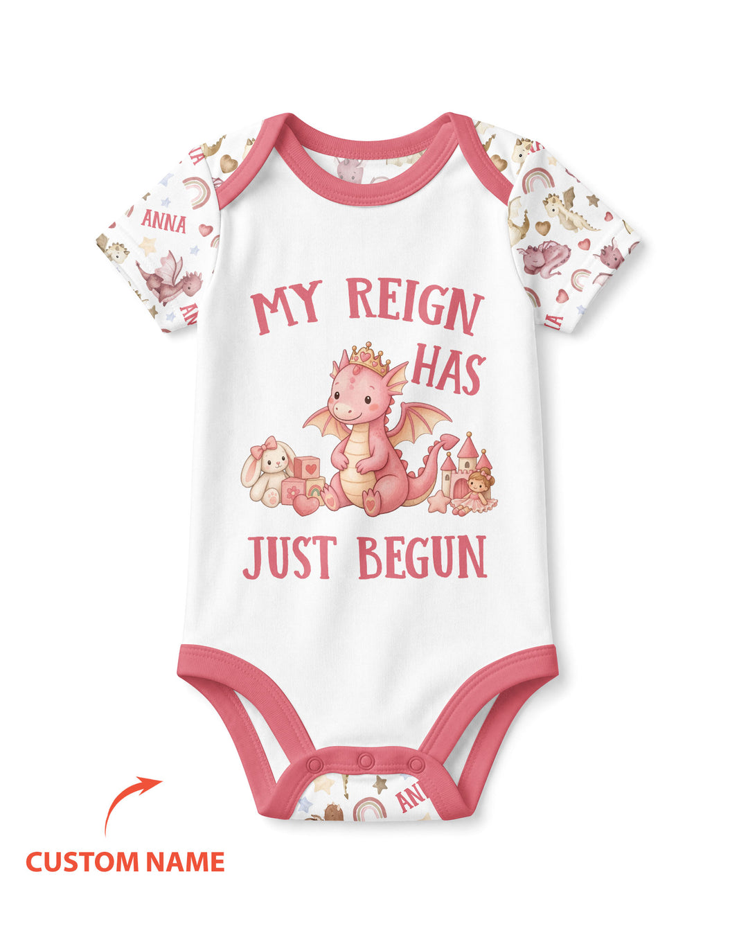 My Reign Has Just Begun Custom Name Bamboo Bodysuit