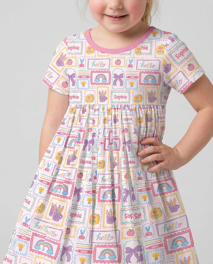 Vorlage Bambus Twirl Kleid