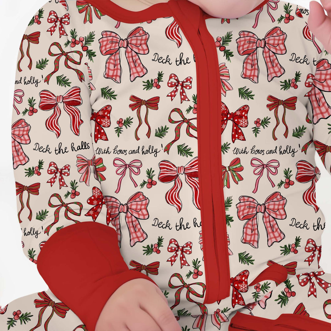 Coquette Christmas Bows Convertible Zippy