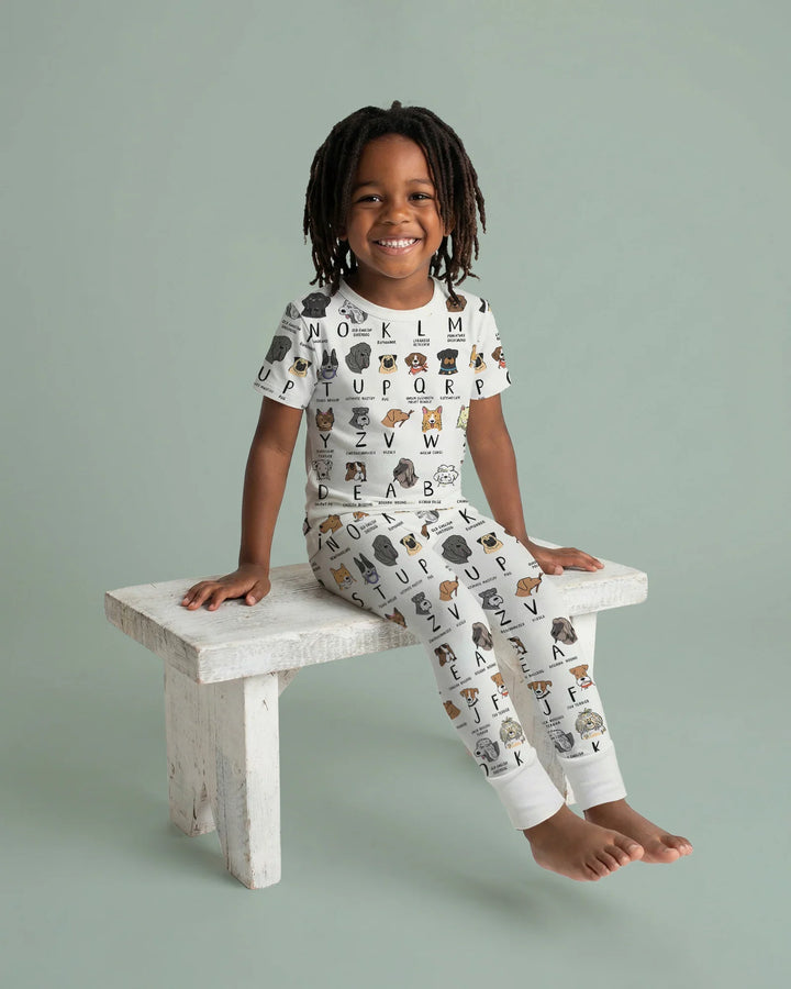 Zweiteiliges, kurzärmliges Pyjama-Set mit Marienkäfern