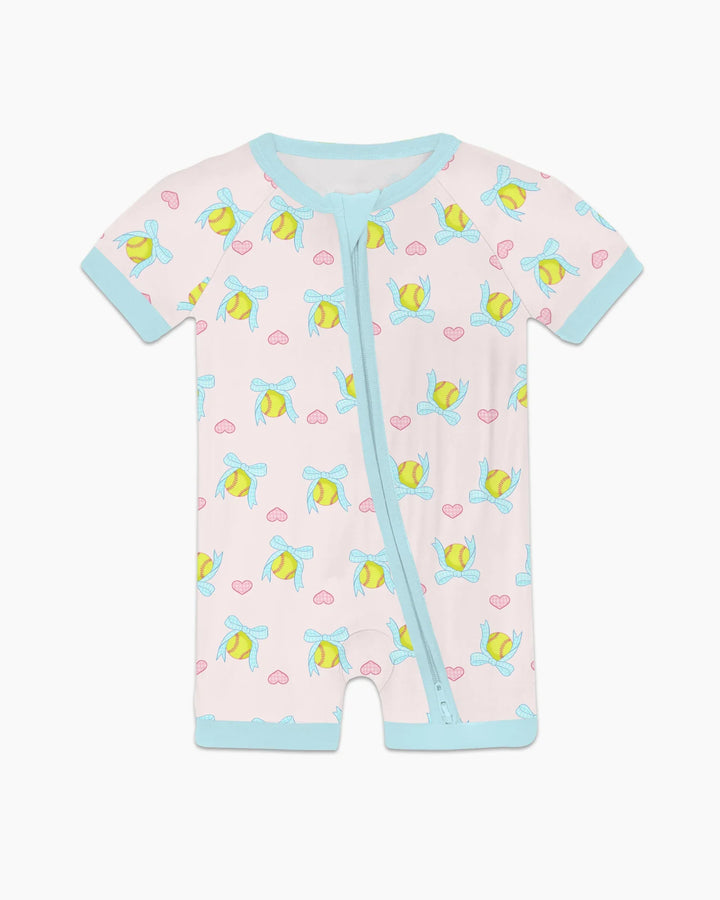 Softbal Coquette Bow Shorty Zippy