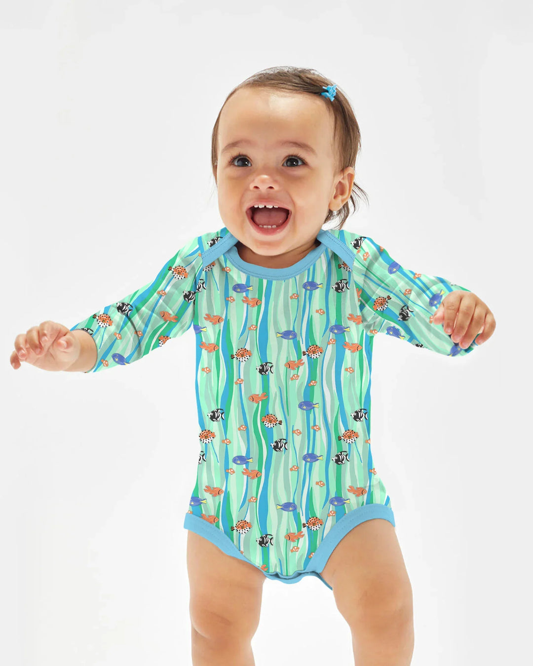 Custom Name Summer Beach Bamboo Bodysuit