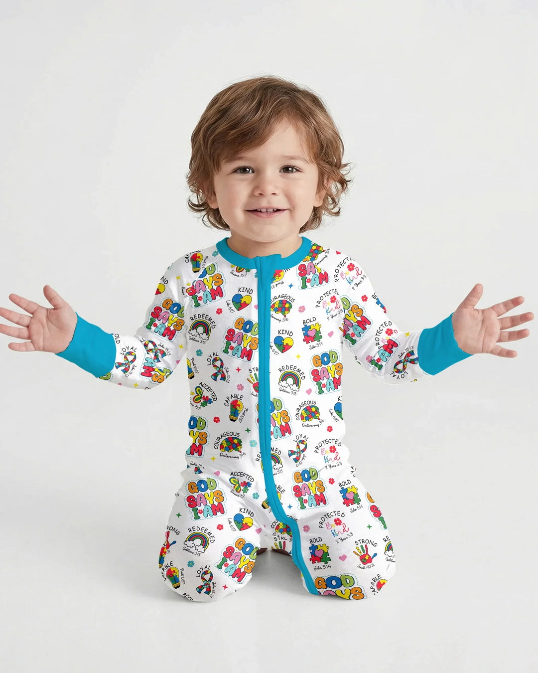Gerippte Babykleidung mit individuellem Foto - Weich &amp; Skizzenhaft