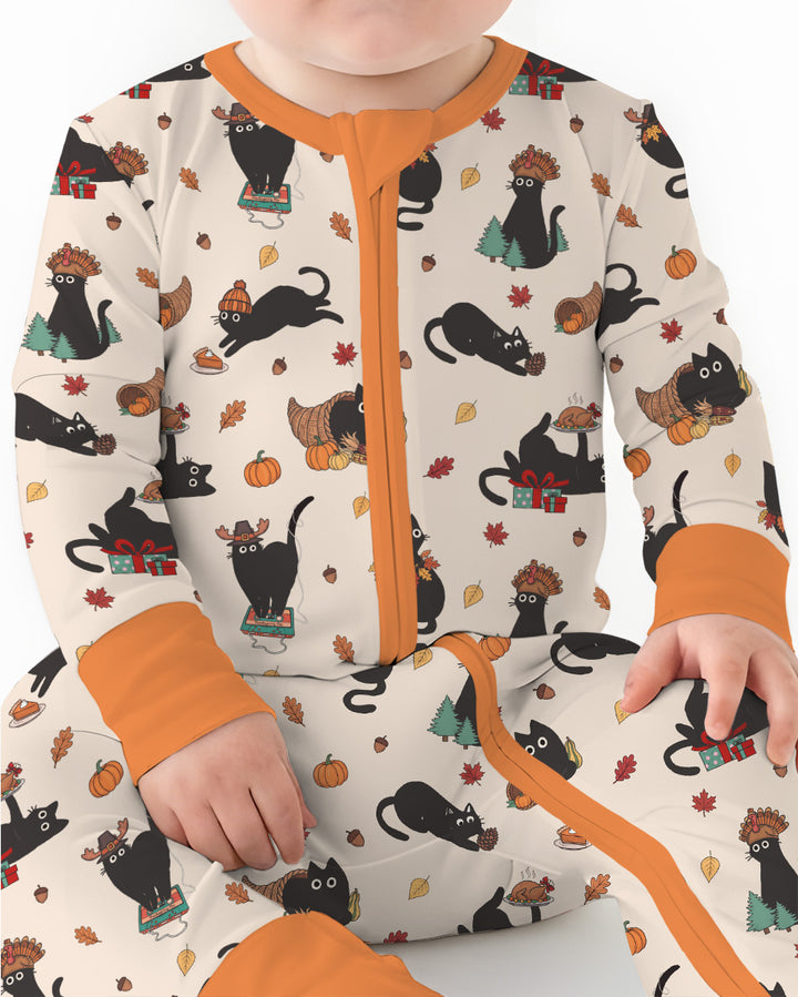 Black Cat Cozy Season Bamboo Convertible Zippy