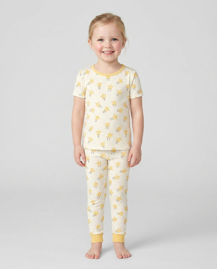 Zweiteiliges, kurzärmliges Pyjama-Set mit Marienkäfern