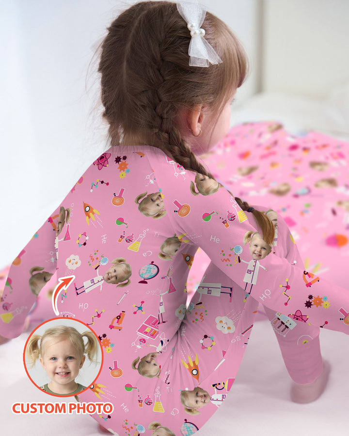 Custom Image Chemical Laboratory Bamboo Convertible Zippy