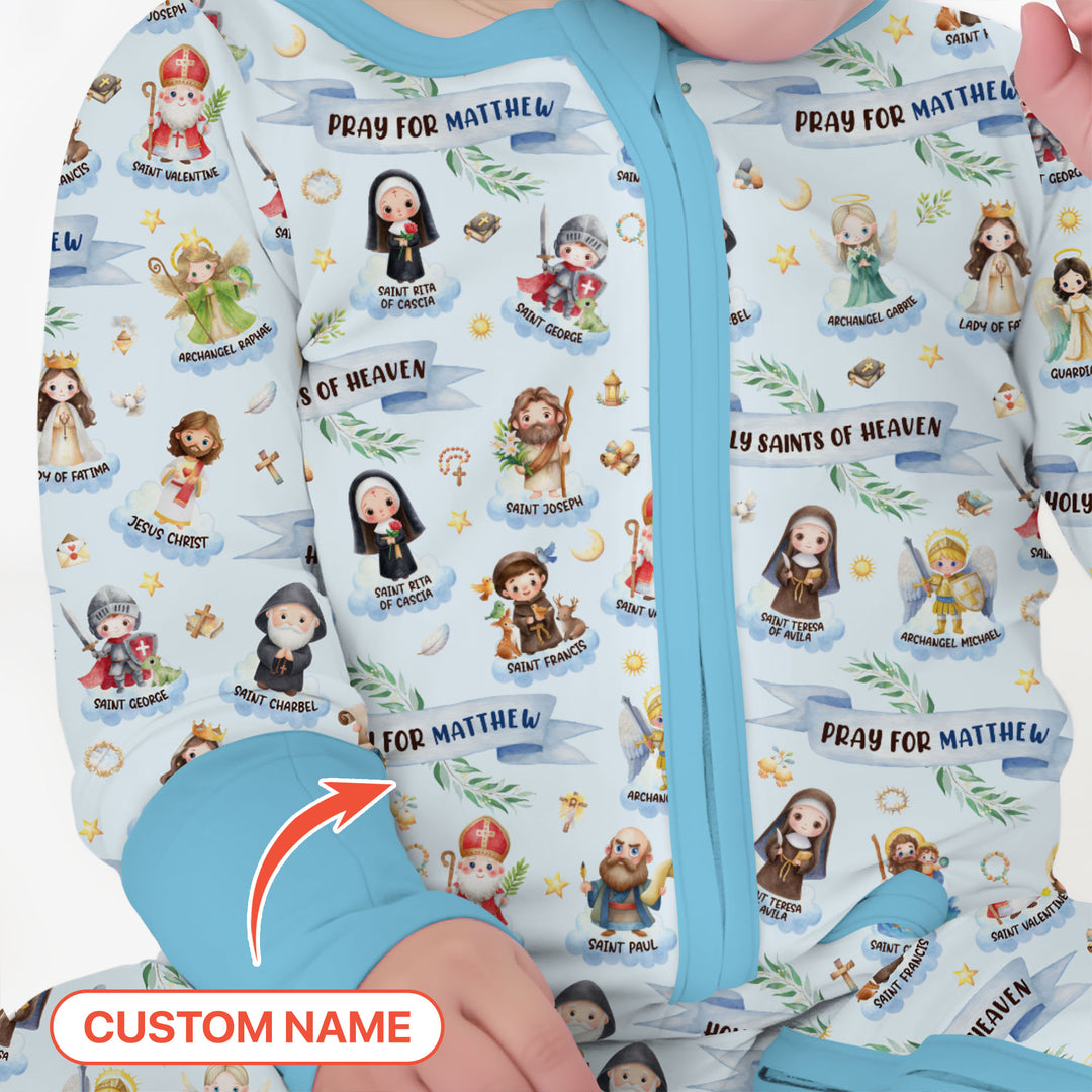 Holy Saints of Heaven Custom Name Convertible Zippy