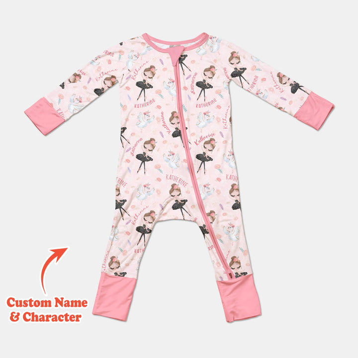 Custom Name Ballerina Doll Convertible Zippy