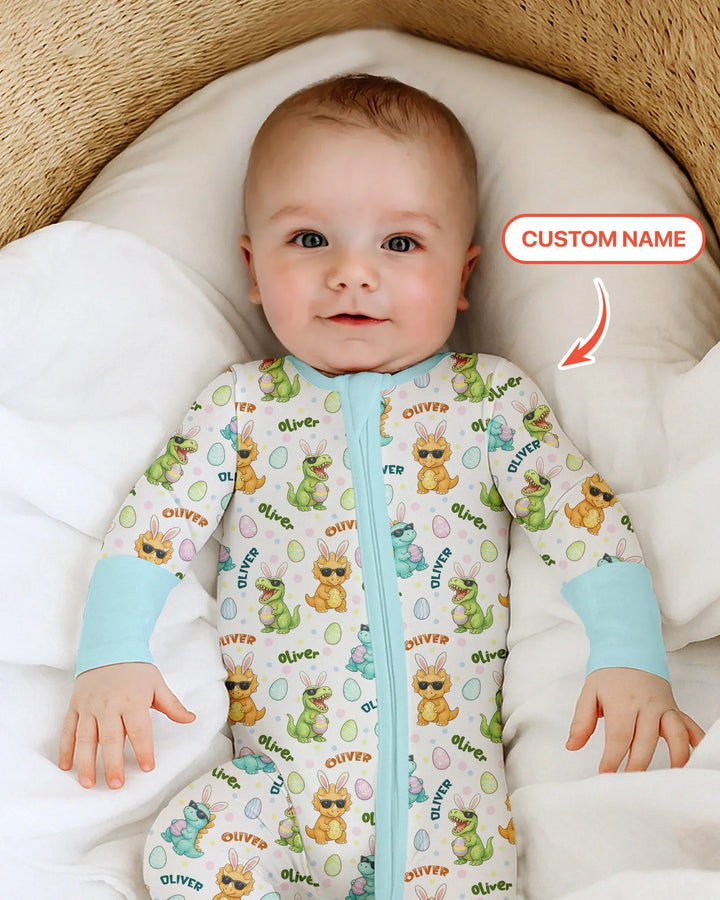 Custom Name Dinosaur on the Hunt Convertible Zippy