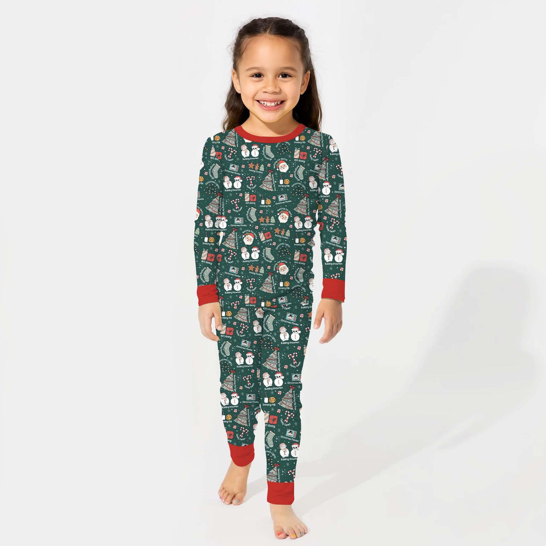 Christmas Things Two Piece Long Sleeve Pajama Set