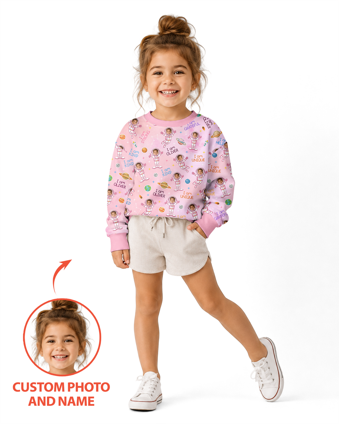 Custom Template Bambus-Rundhals-Sweatshirt