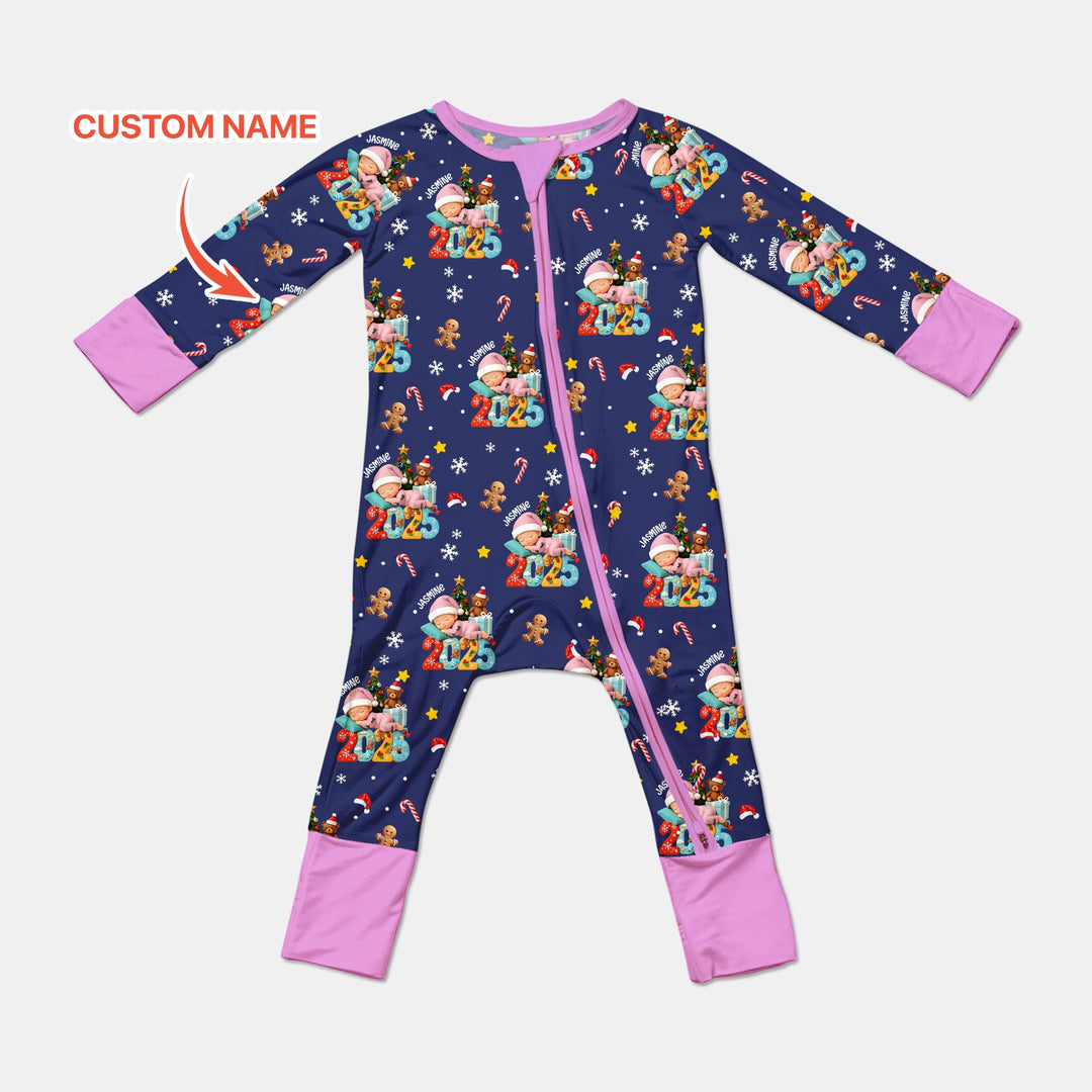 Gerippte Babykleidung mit individuellem Foto - Weich &amp; Skizzenhaft