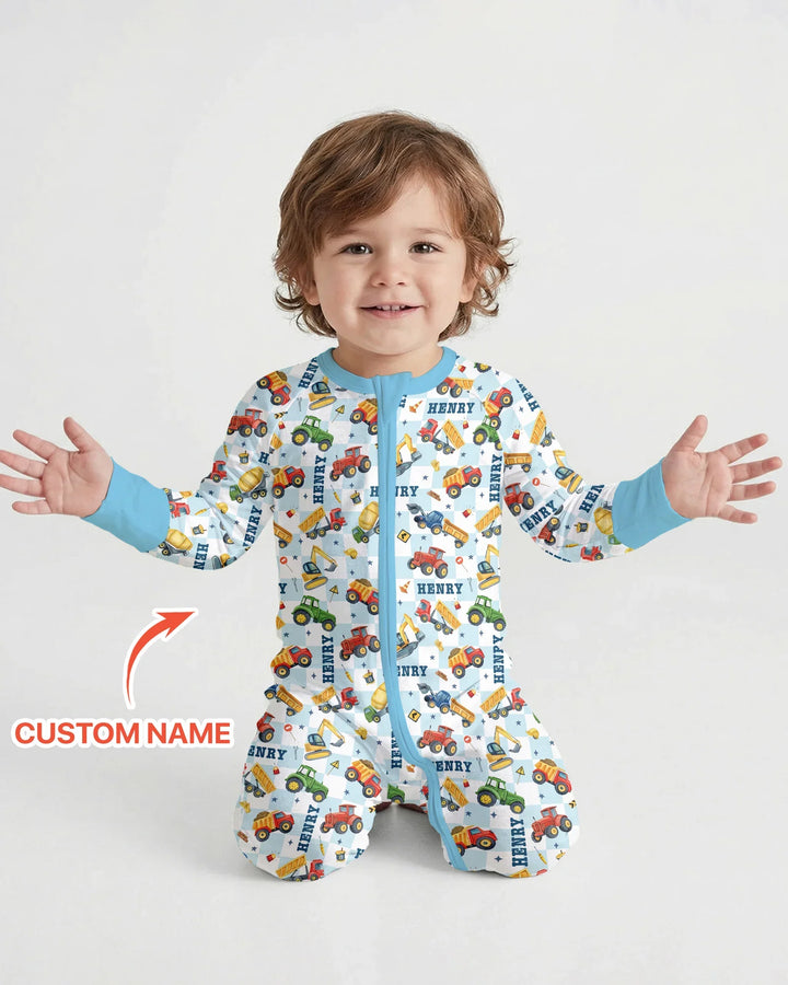 Under Construction Custom Name Convertible Zippy