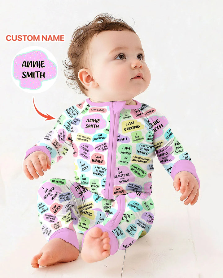 Gerippte Babykleidung mit individuellem Foto - Weich &amp; Skizzenhaft