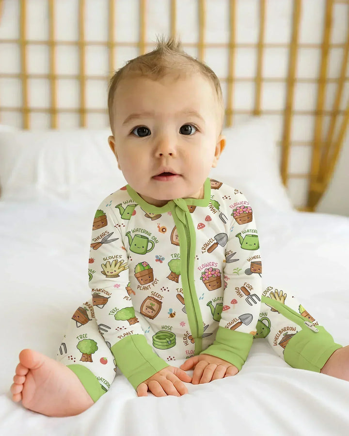 Gerippte Babykleidung mit individuellem Foto - Weich &amp; Skizzenhaft