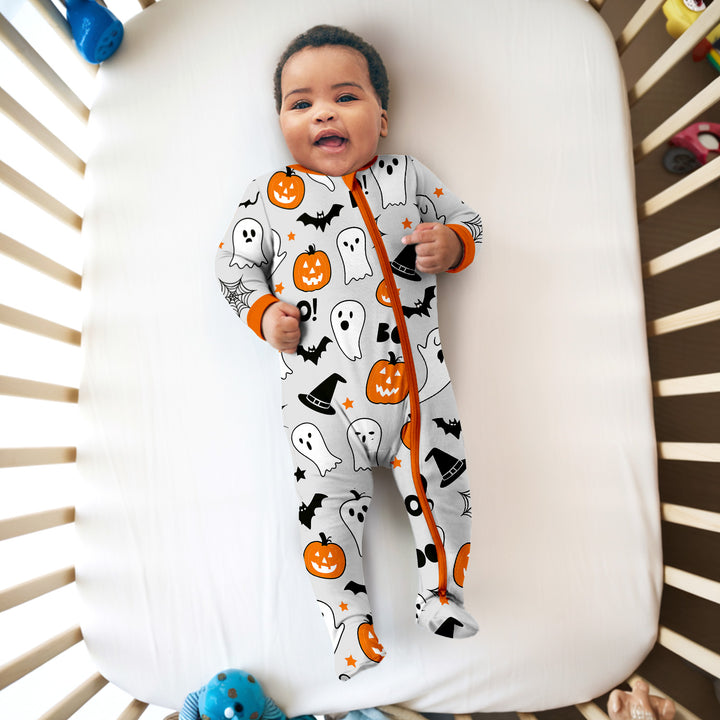 Halloween Boo & Pumpkin Glow In The Dark Convertible Zippy