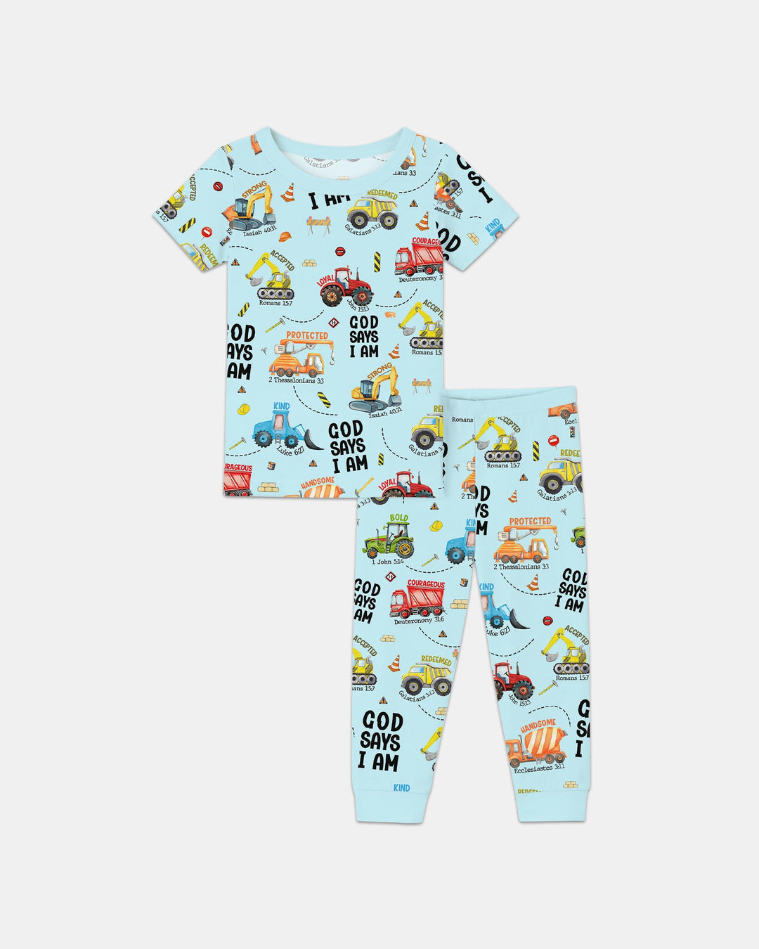 Zweiteiliges, kurzärmliges Pyjama-Set mit Marienkäfern