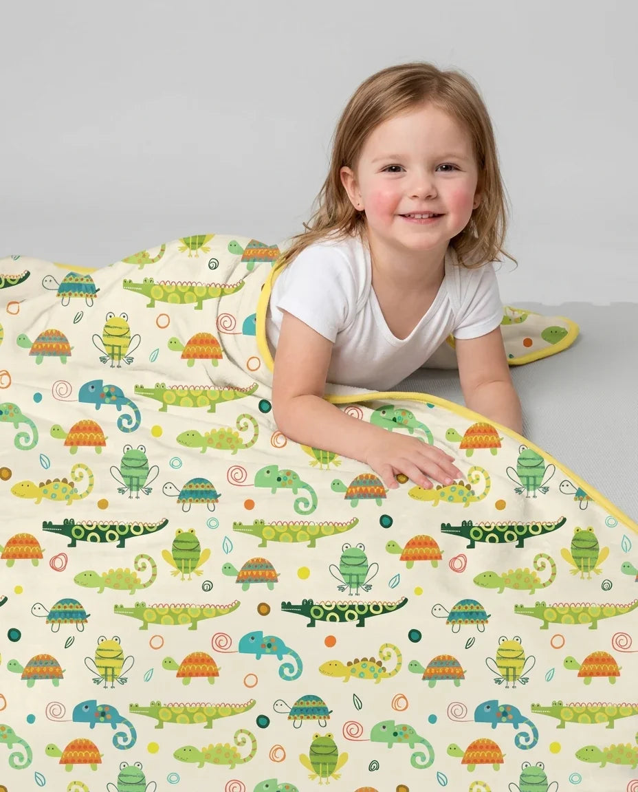 Swamp Buddies Bamboo Blanket
