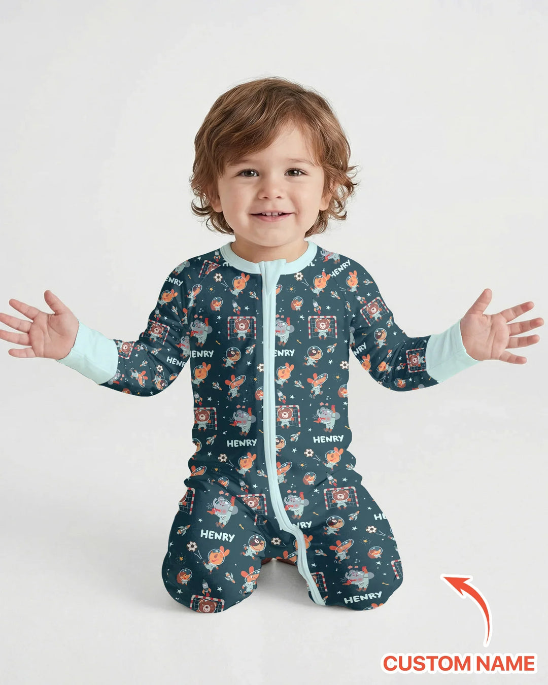 Space Soccer Bamboo Convertible Zippy