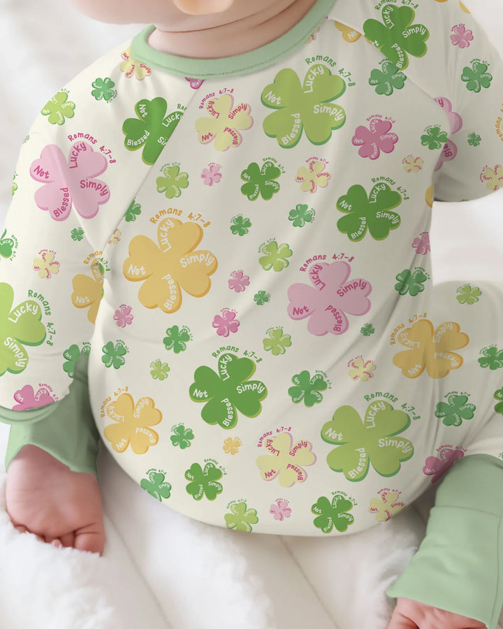 Shamrocks Print St. Patrick's Day Convertible Zippy