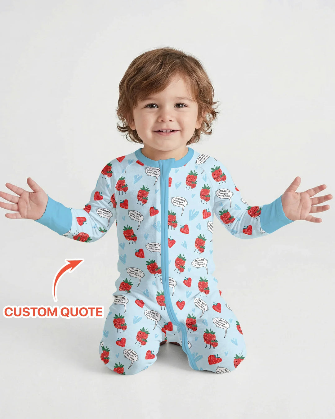 Gerippte Babykleidung mit individuellem Foto - Weich &amp; Skizzenhaft