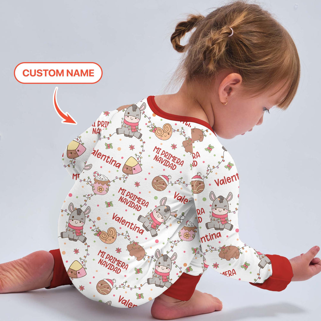 Mi Primera Navidad Custom Name Convertible Zippy , Mi Primera Navidad Custom Name Convertible Zippy - 0-3M