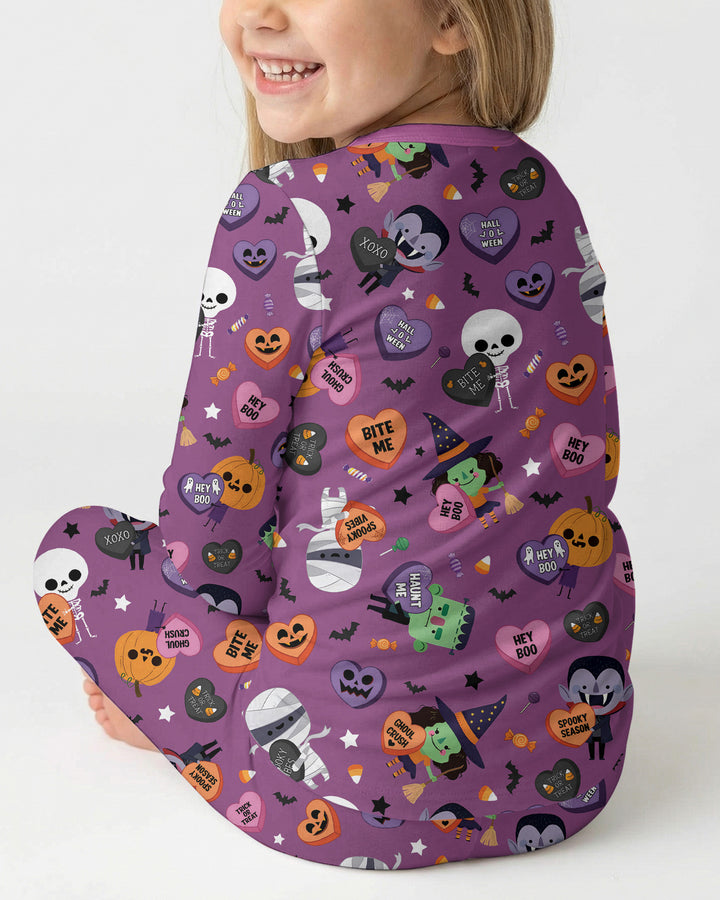 Boo Crew Monster Bamboo Two Piece Long Sleeve Pajama Set