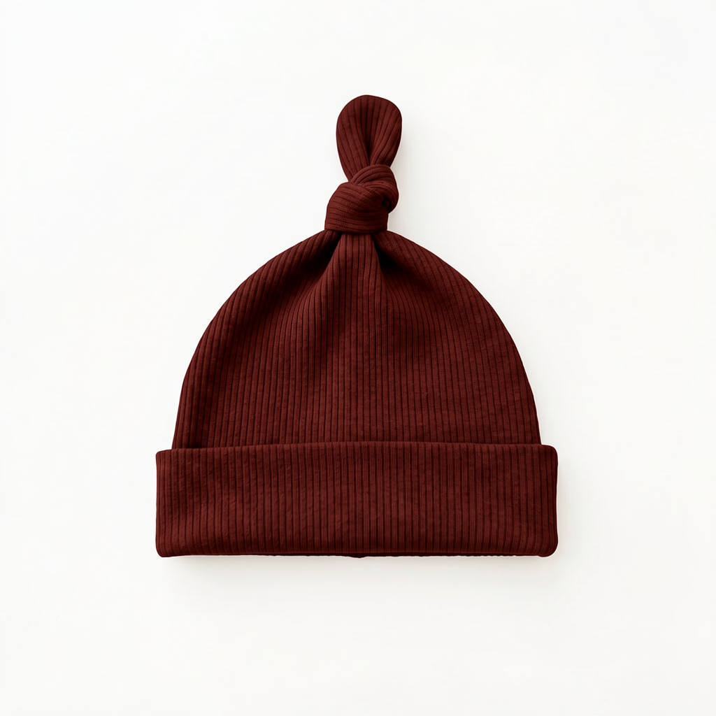 Ribbed Bamboo Knotted Hat
