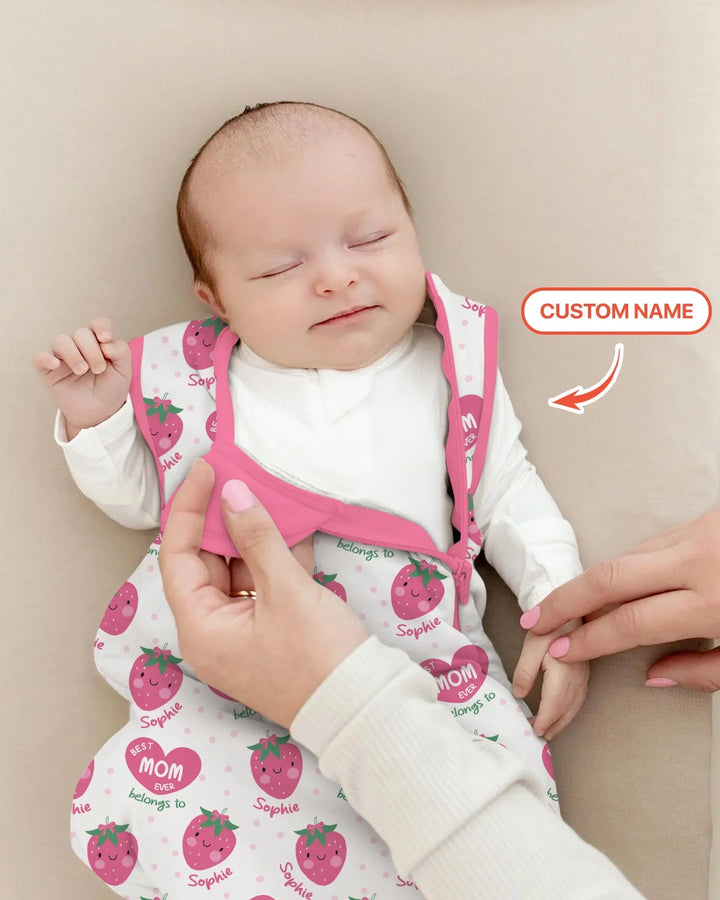 Custom Name Best Mom Ever Belongs to Custom Bamboo Sleep Bag