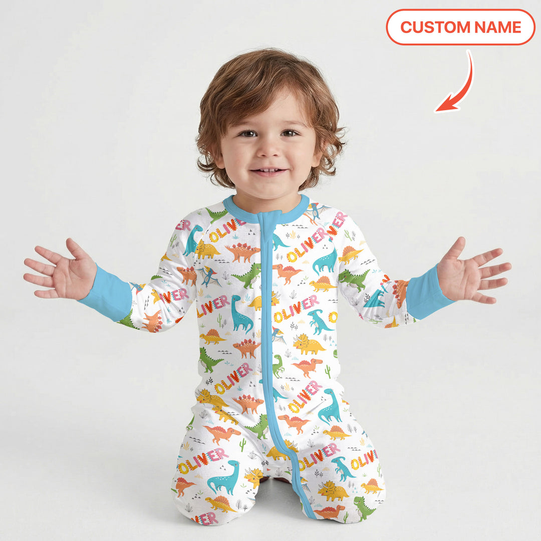 Dino Adventure Custom Name Convertible Zippy