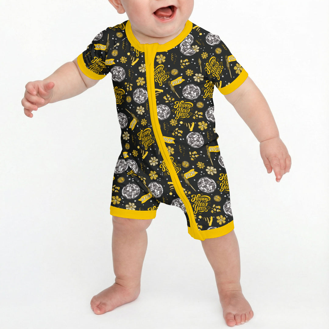 Disco New Years Eve Shorty Zipp