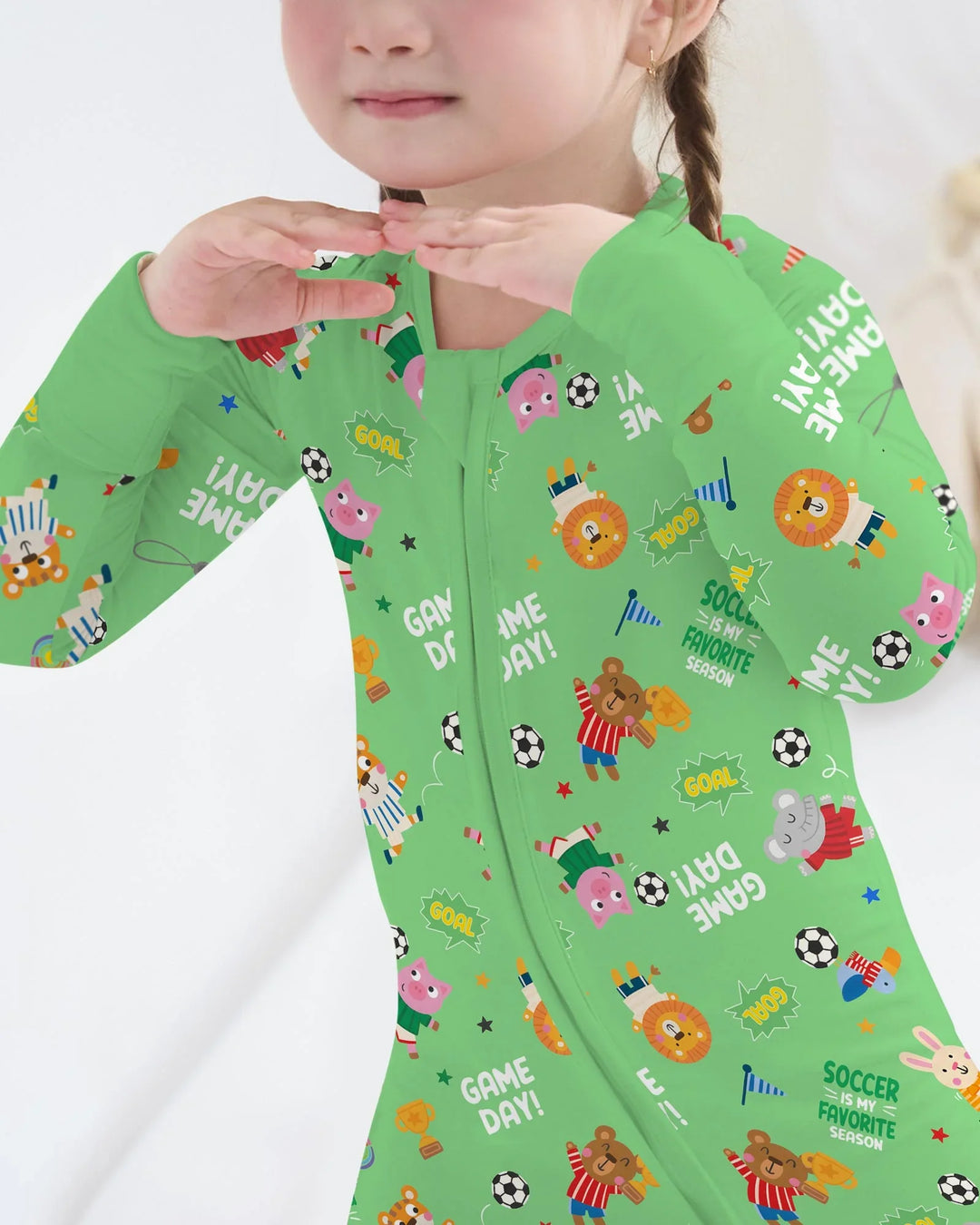 The World Cup Soccer Animals Bamboo Convertible Zippy