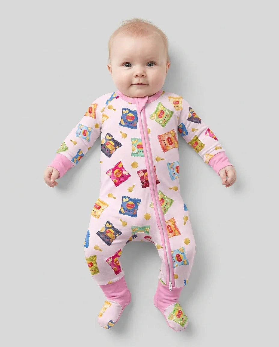 Gerippte Babykleidung mit individuellem Foto - Weich &amp; Skizzenhaft