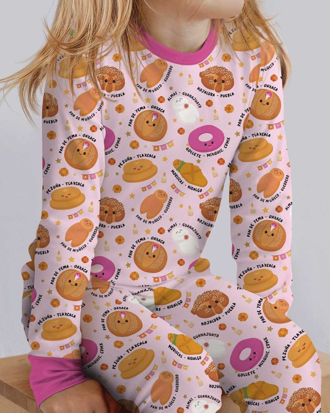 Pan Dulce Fiesta Bamboo Two Piece Long Sleeve Pajama Set