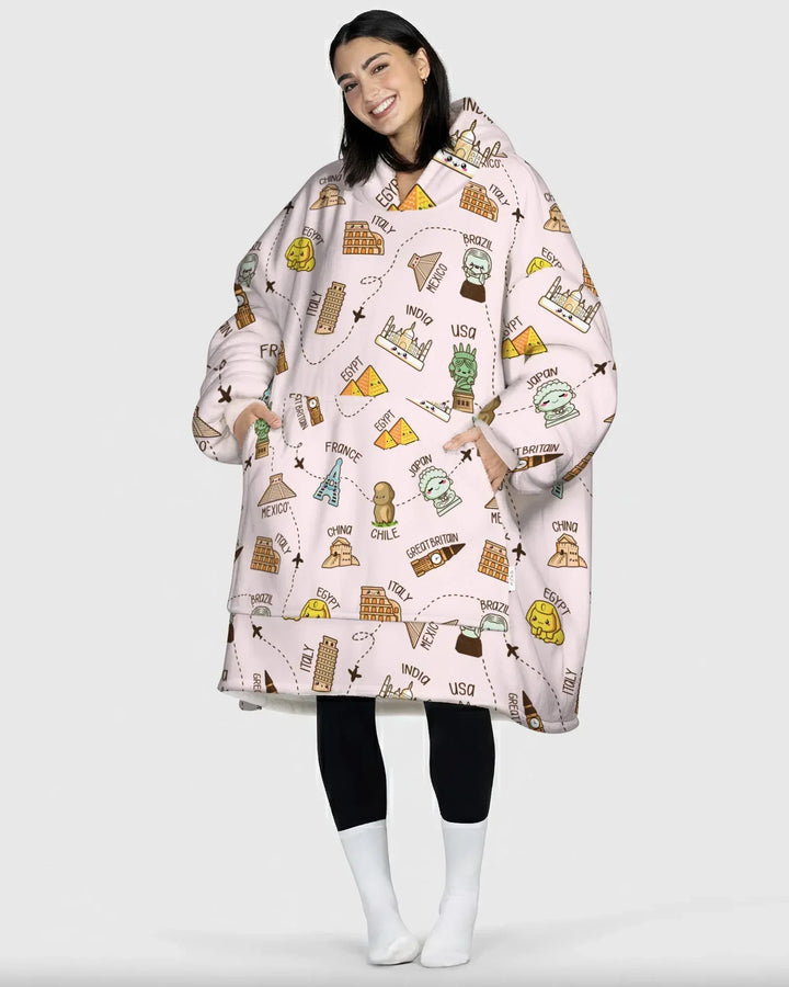 Kawaii World Tour Wearable Blanket Hoodie