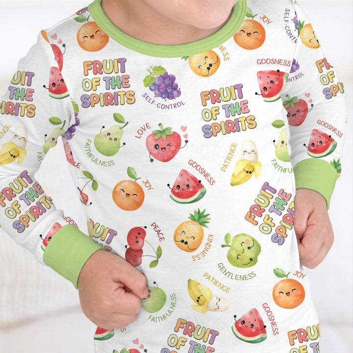 Fruit of the Spirit Two Piece Long Sleeve Pajama Set
