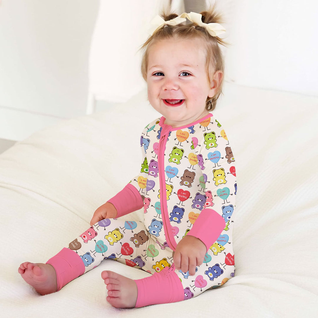 Rainbow Bears Affirmation Convertible Zippy