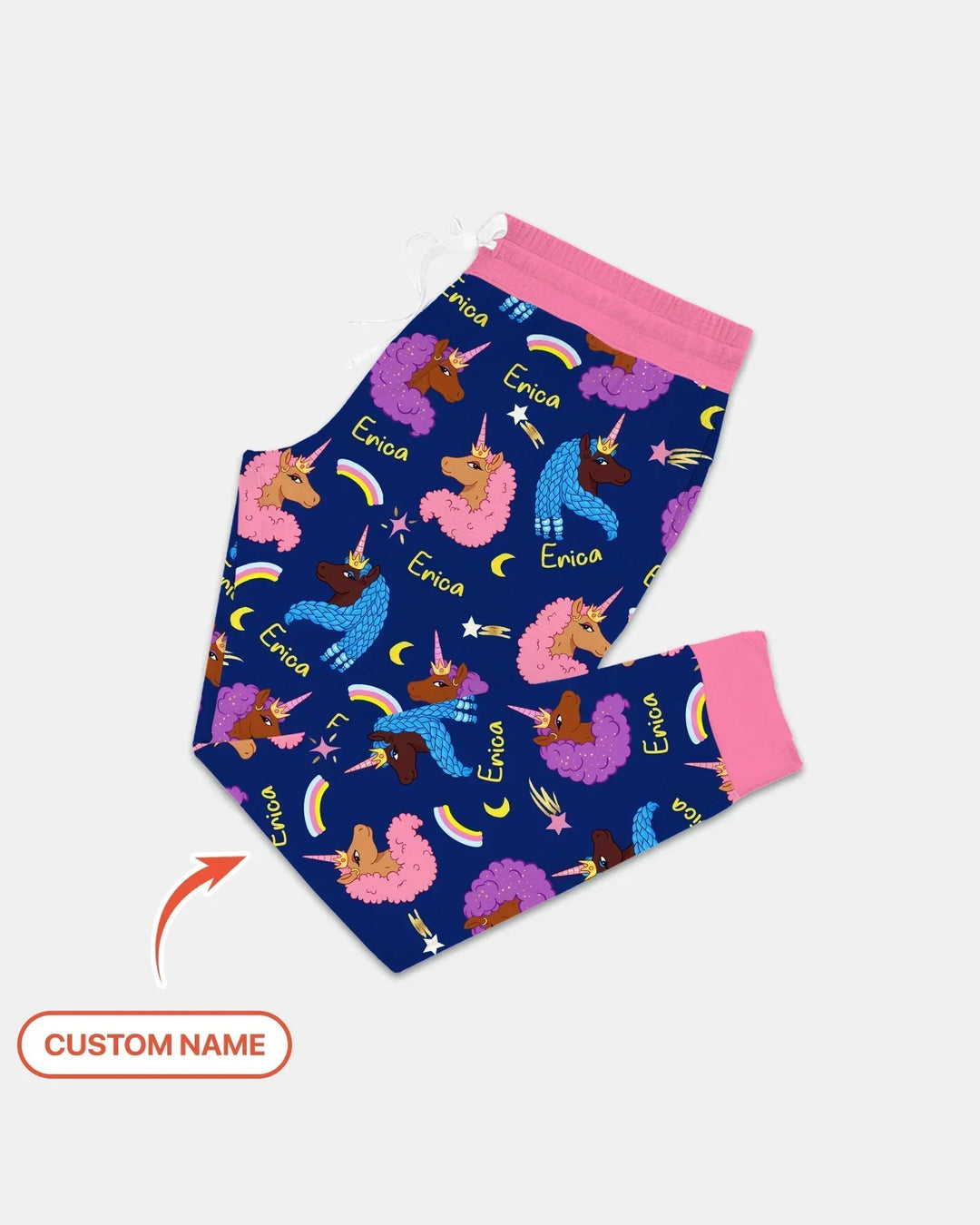 African Astro Unicorn Women Pajama Set