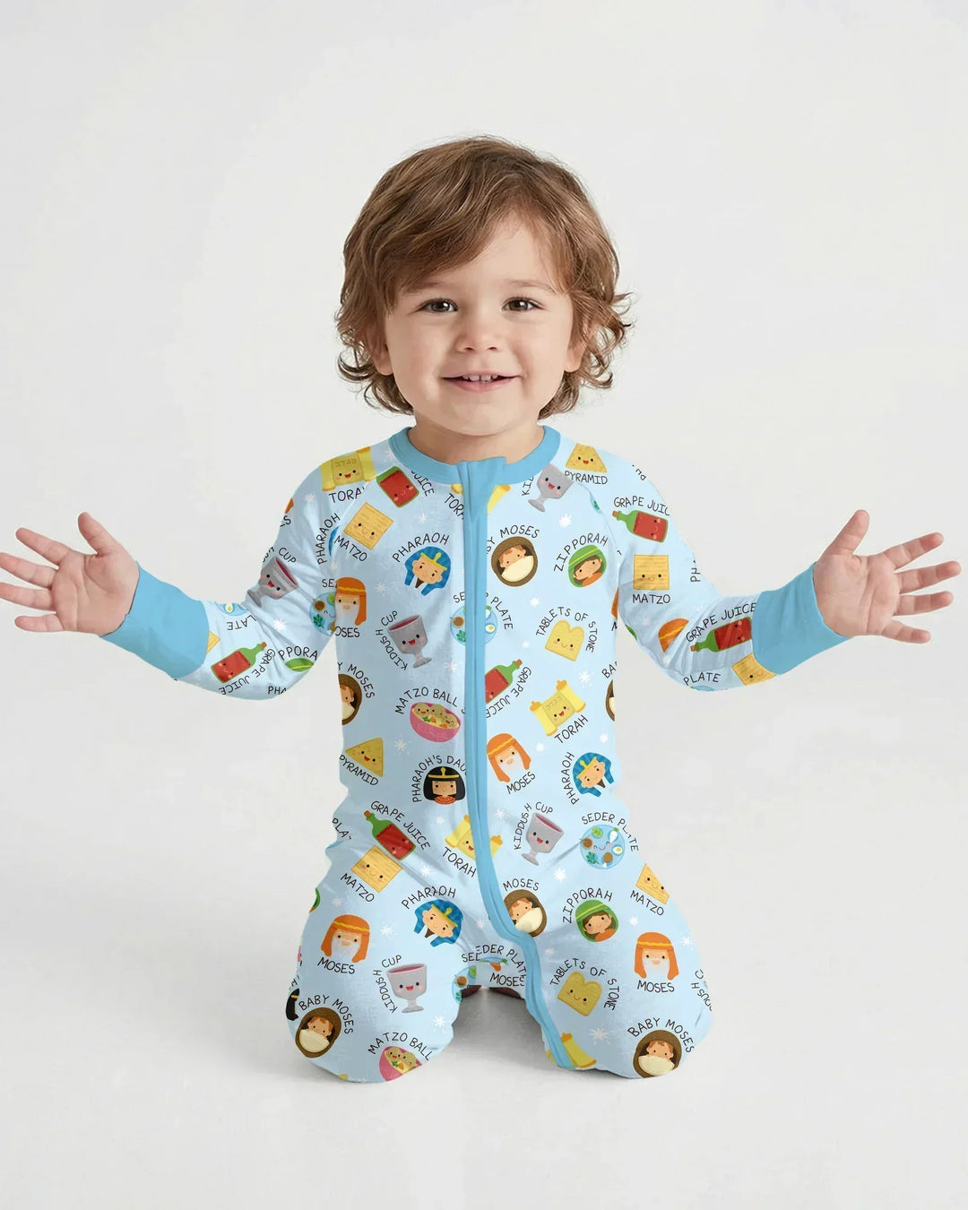 Cute Passover Characters Convertible Zippy