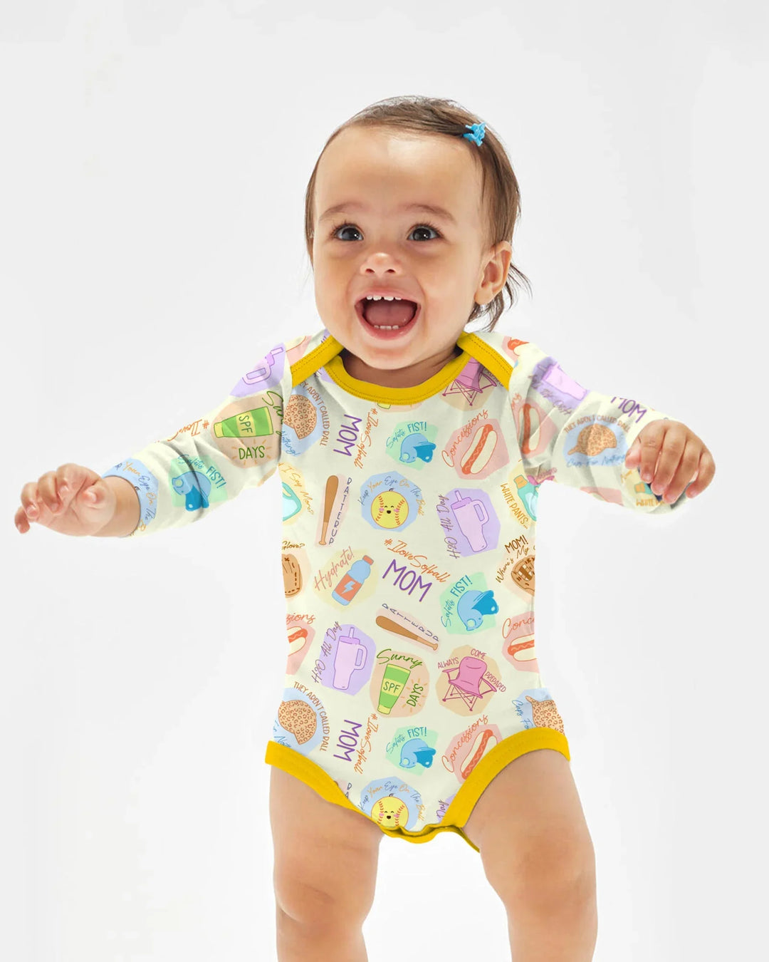 SoftBall Mom Saves The Days Bodysuit