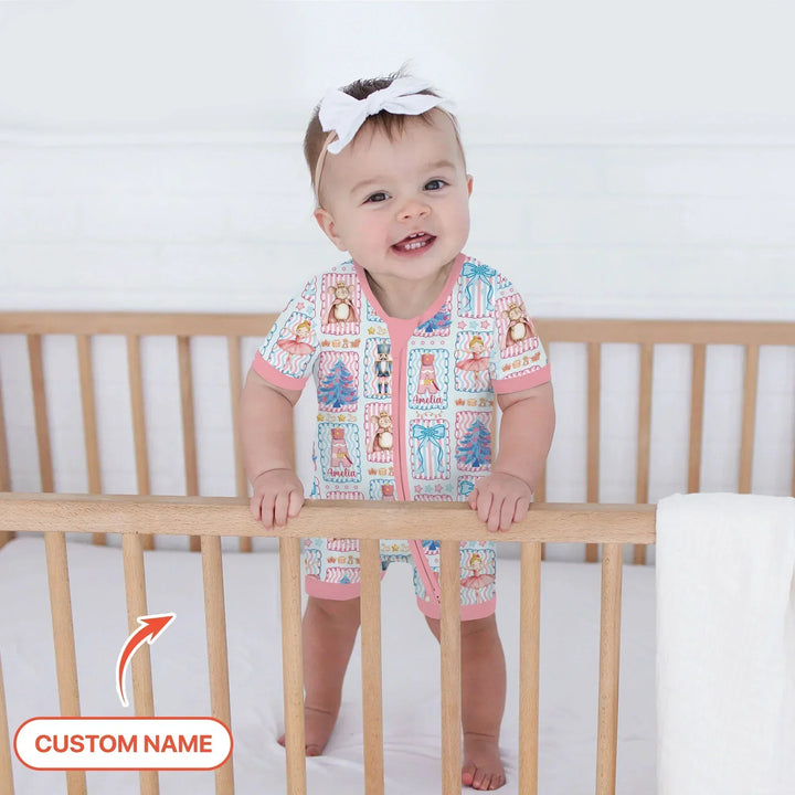 Custom Name Nutcracker Wonderland Shorty Zippy