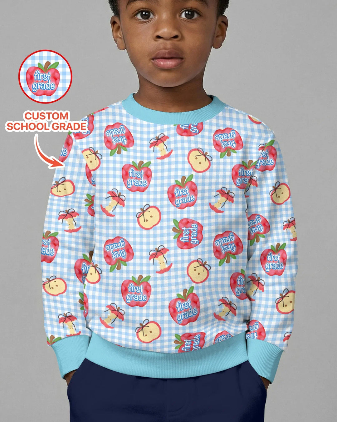 Custom Template Bambus-Rundhals-Sweatshirt