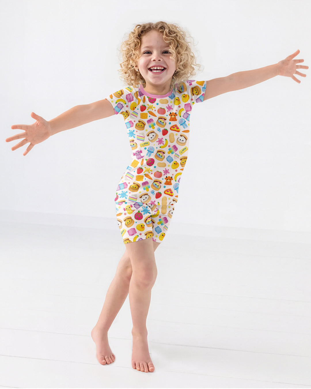 In My Squishies Era Bamboo Two Piece Short Sleeve Shorts Pajama Set