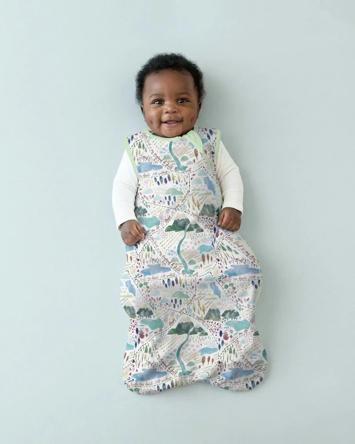 Whimsical Psalms 23 Map Sleep Bag