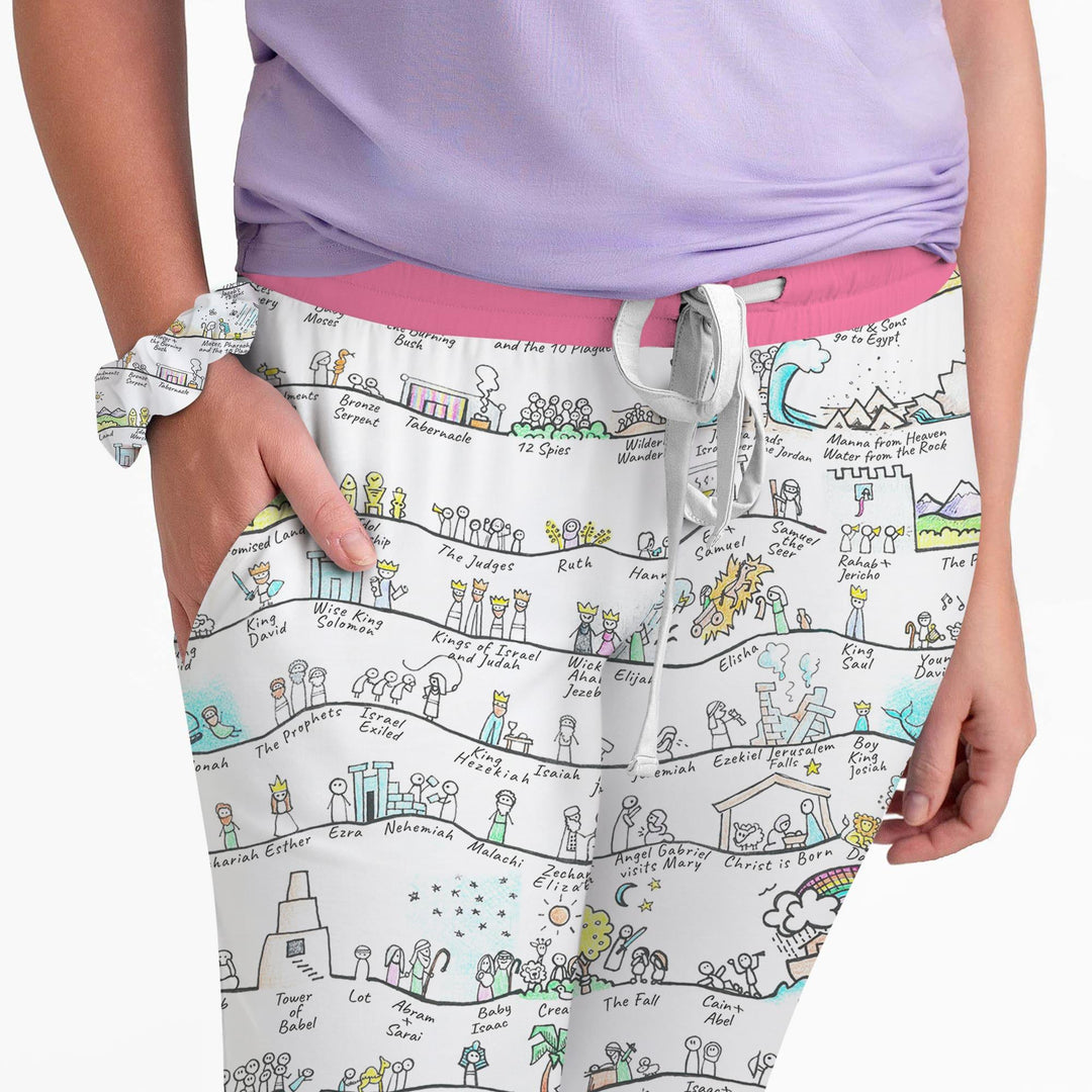 Bible Story Journey Family Matching Custom Women Pajama Set