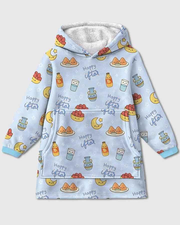 Iftar Party Wearable Blanket Hoodie